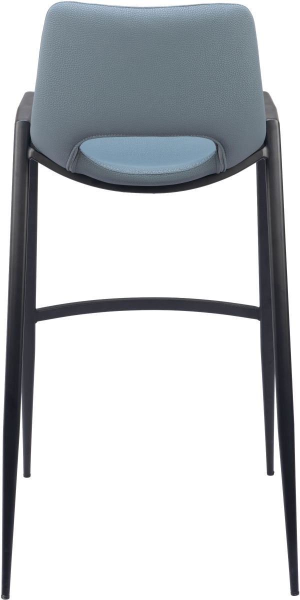 Zuo® Modern Desi Gray Barstool Chair-3
