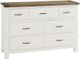 Artisan & Post by Vaughan-Bassett Maple Road Natural/Soft White Triple Dresser-0