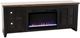 Legends Home Providence Black/Bourbon 66" Fireplace Console-0