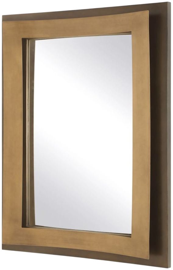 Uttermost® Around The Bend Brown/Golden Bronze Mirror-3