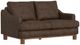 International Furniture Direct Olimpia Dark Brown Loveseat-0