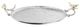 A & B Home Alvada 2-Piece Silver Large Decorative Tray Set-1