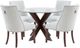 Powell® Auden 5-Piece Espresso/Natural Dining Set -0