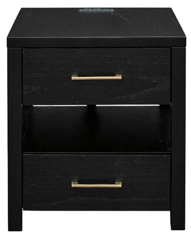 Signature Design by Ashley® Winbardi Black End Table-1