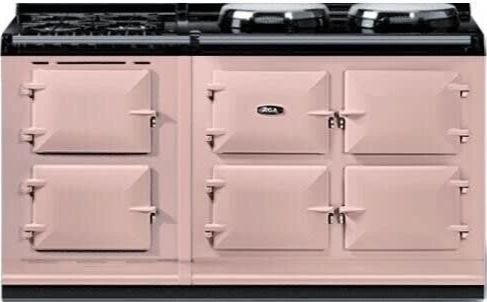 AGA™ eR7 160 Classic Cast Iron 63" Blush Pro Style Dual Fuel Range-0