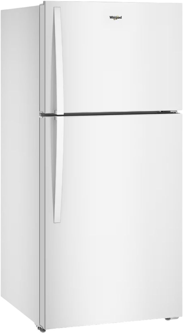 Whirlpool® 30" 19.3 Cu. Ft. White Top Freezer Refrigerator with Total Coverage Cooling-2