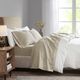 Olliix by Madison Park Khaki Full 3M Microcell All Season Moisture Wicking Lightweight Sheet Set-3