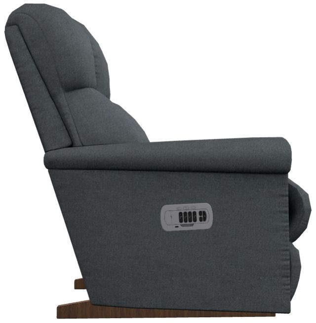 La-Z-Boy® Pinnacle Denim Power Rocking Recliner with Headrest and Lumbar-3