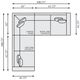Bernhardt Barnes Bernhardt Living 3-Piece White L-Shape Sectional-4