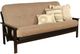 Kodiak Furniture Linen Stone 8" Coil Hinged Innerspring Full Futon Mattress -0