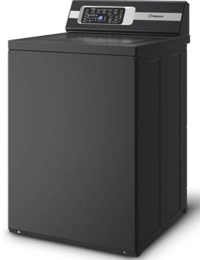 Huebsch® 3.2 Cu. Ft. Matte Black Agitator Top Load Washer with Delayed Lid-Lock -1