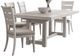 Liberty Furniture Backroads 5-Piece Parchment/Weathered White Trestle Dining Set-0