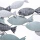 Stylecraft Metal School Blue/Brown Wall Art-4