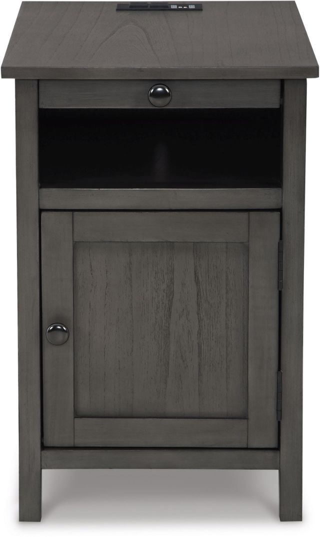 Signature Design by Ashley® Treytown Gray End Table-1