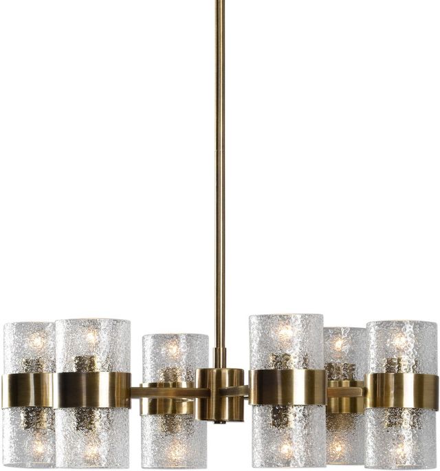 Uttermost® Marinot Antique Brass Chandelier-3