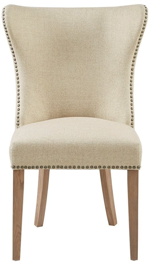 Olliix by Madison Park Cream Set of 2 Skylar Dining Chairs-1