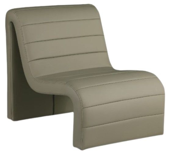 Meridian Furniture Ivy Olive Vegan Leather Accent Chair-0