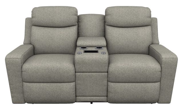 La-Z-Boy® Emmons Ash Power Reclining Loveseat with Console and Headrest-1