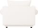 Moe's Home Collection Rosello White Armchair-4