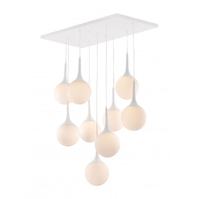 Zuo® Modern Epsilon White Ceiling Lamp-1