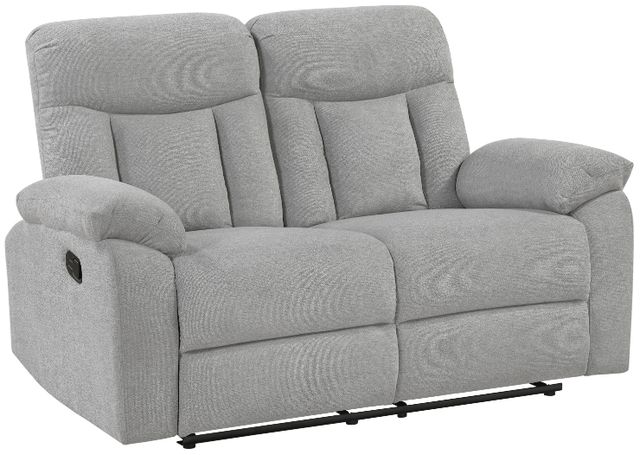 Homelegance® Jules Gray Double Manual Reclining Loveseat-0