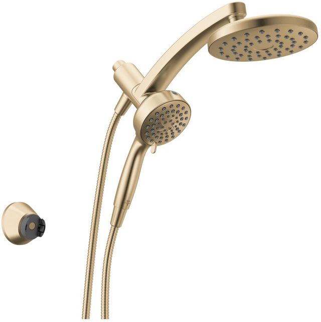 Delta Universal Showering PivotPro™ Champagne Bronze 3-in-1 Combination Shower with Docking Mount for Hand Shower-0