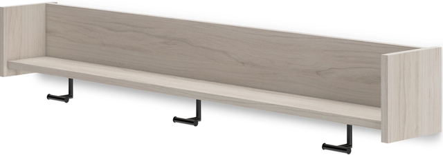 Signature Design by Ashley® Socalle Light Natural Wall Mounted Coat Rack with Shelf-2