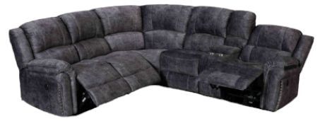 Milton Greens Stars 6-Piece Gray Manual Recliner Sectional Sofa-0