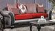 Furniture of America® Midleton Gray/Red Sofa-0
