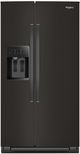 Whirlpool® 36" 20.9 Cu. Ft. Black Stainless Steel Counter Depth Side by Side Refrigerator-0