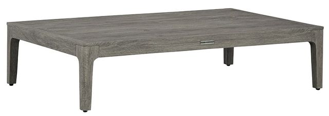 Lane Venture® Lenox Hill Quarry Gray Outdoor Aluminum/Wicker Cocktail Table-0