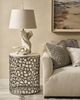 Universal Explore Home™ Oasis Antique Nickel Side Table-1