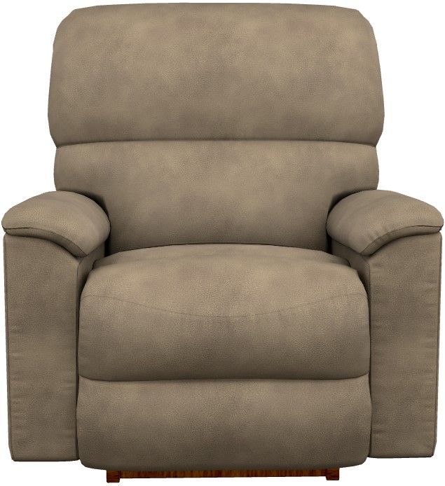 La-Z-Boy® Brooks Mushroom Power Rocking Recliner with Headrest-1