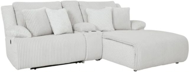 Signature Design by Ashley® Top Tier 3-Piece Alloy Manual Reclining Chaise Sectional
