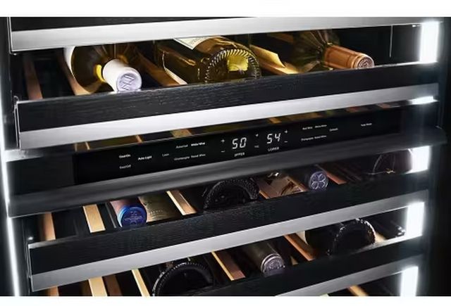 JennAir® 24" Panel Ready Built In Undercounter Wine Cooler-2