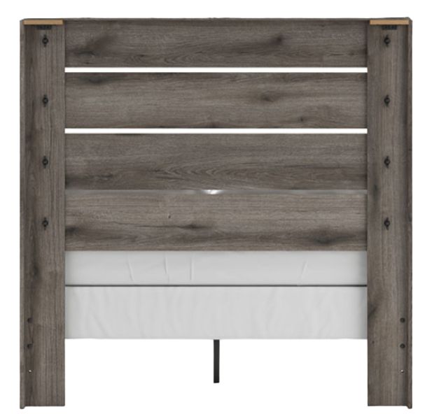 Signature Design by Ashley® Graystorm Brown Gray Queen Panel Bed-3