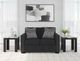 Benchcraft® Jasmine Peaks Coal Loveseat-4