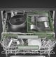 Smeg 24" Panel Ready Top Control Built-In Dishwasher -4