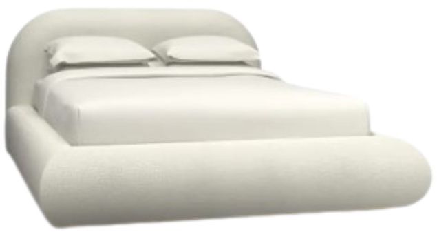 Bramble Arcadia Queen Upholstered Panel Bed-0