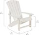 C.R. Plastic Generation Line Red Kids Adirondack-2