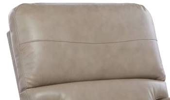 La-Z-Boy® Ava Ivory Leather Power Rocking Recliner with Headrest and Lumbar-2