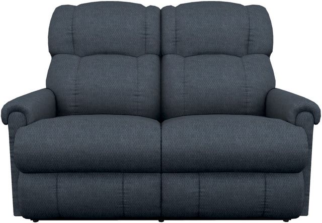 La-Z-Boy® Pinnacle Navy Power Wall Reclining Loveseat with Headrest and Lumbar-1