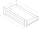 Kodiak Furniture Tucson Rustic Walnut Full Futon Frame with Storage-2