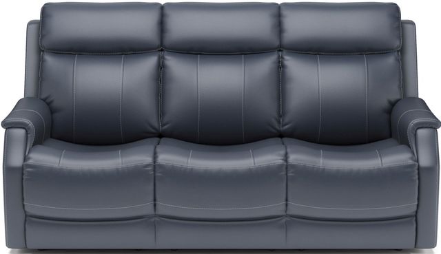 Flexsteel® Easton Dark Blue Power Reclining Sofa with Power Headrests and Lumbar-1