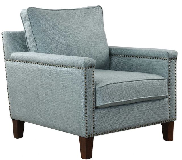 Uttermost® Charlotta Sea Mist Accent Chair-0