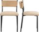 TOV Furniture Celine 2-Piece Tan Dining Chair Set-0