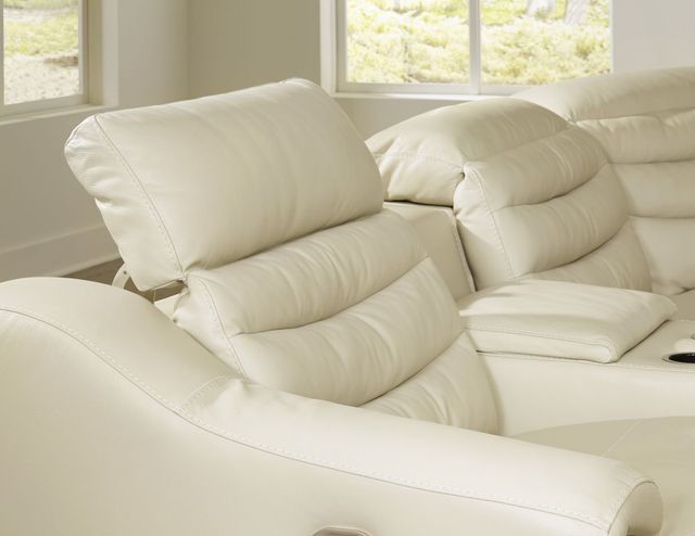 Signature Design by Ashley® Center Line 3-Piece Cream Power Reclining Console Loveseat -1