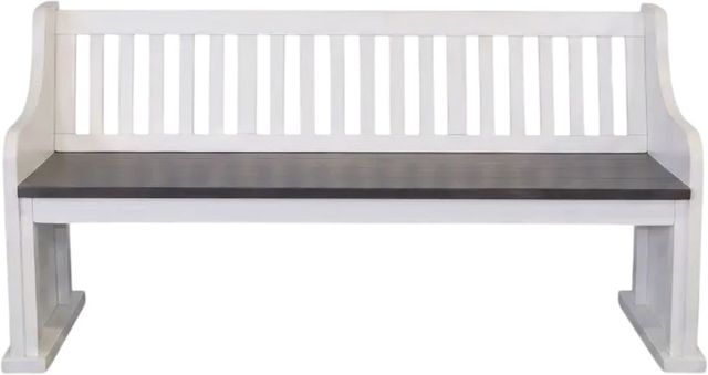 Sunny Designs™ Carriage House European Cottage Bench With Back-2