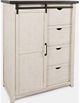 Jofran Inc. Madison County Vintage White Door Chest-1