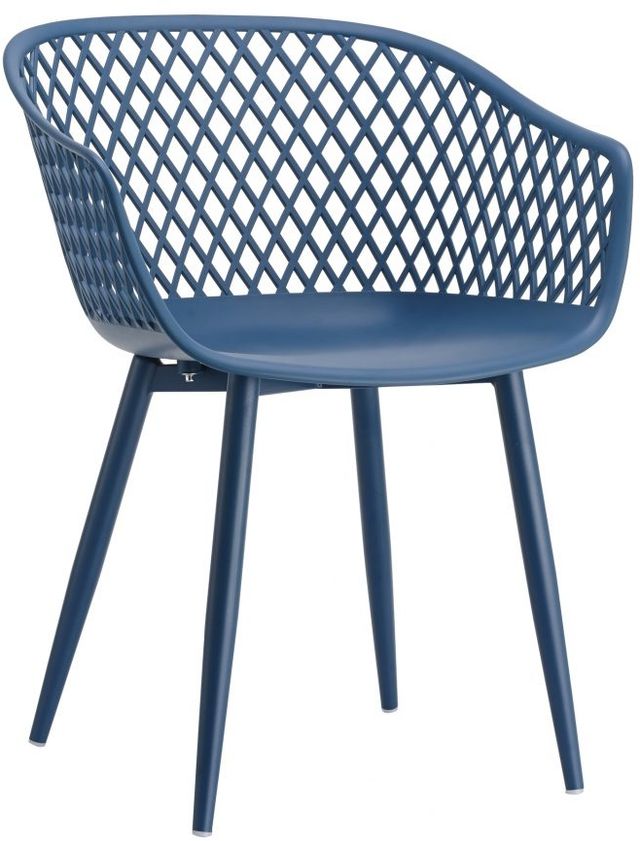 Moe's Home Collection Piazza Blue-M2 Outdoor Chair-0